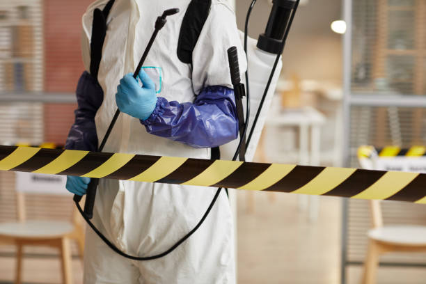 Professional Biohazard Cleanup technician working in Tollhouse, CA